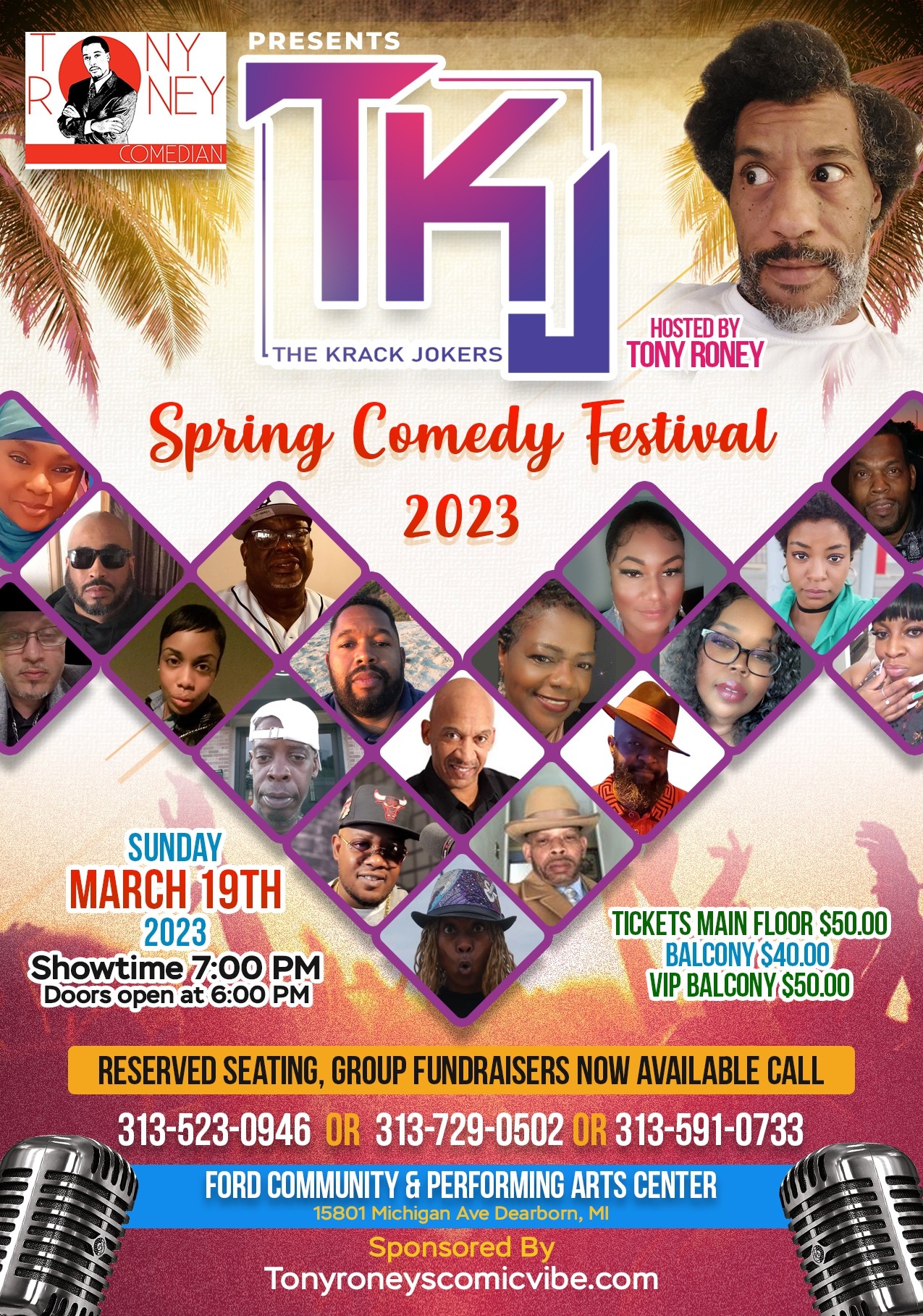 Spring Comedy Festival 2023Events Dearborn Theater